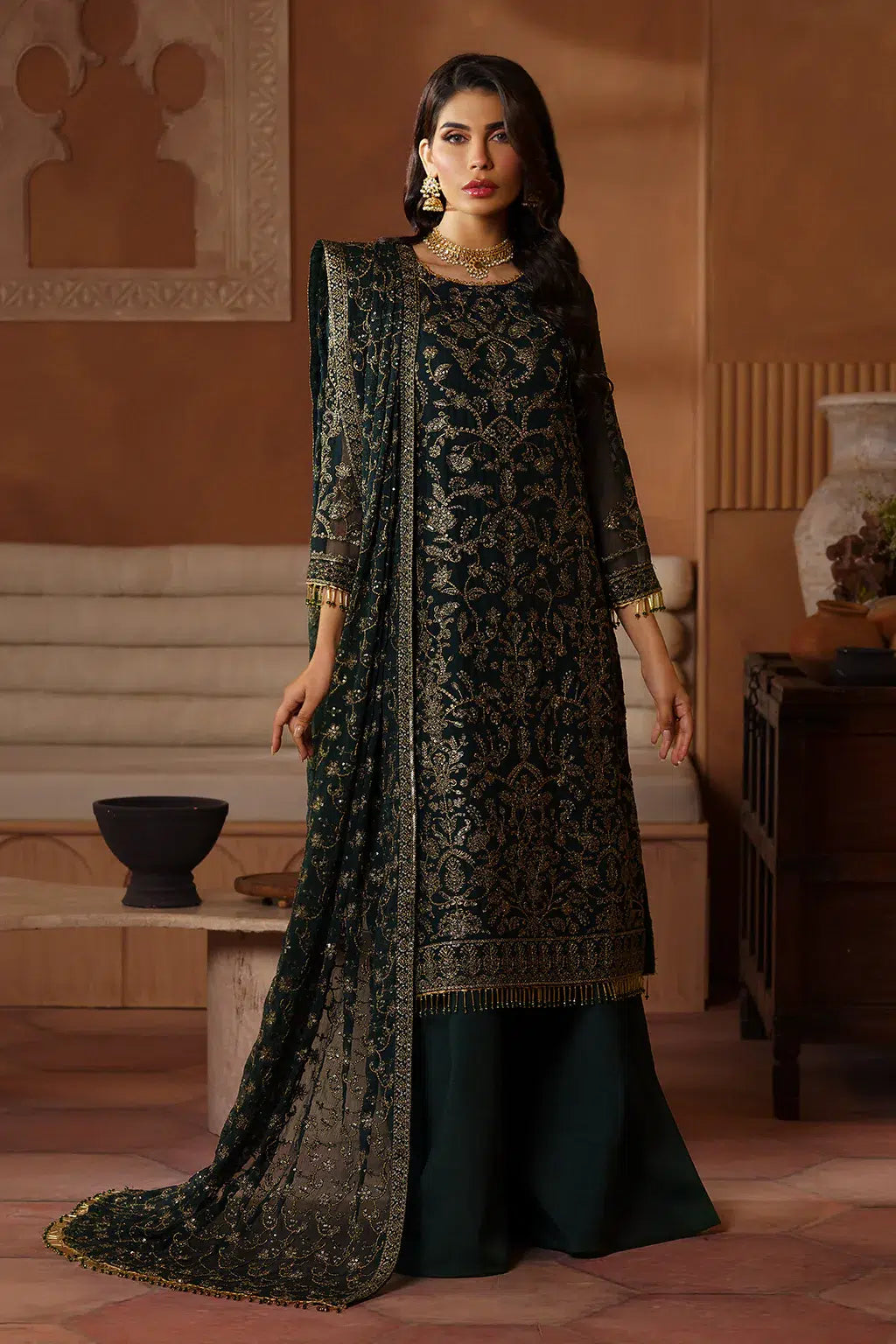 Zarif | Nauroz Festive Formals | ZFN 08 HAMAYAL - Mirha Collections