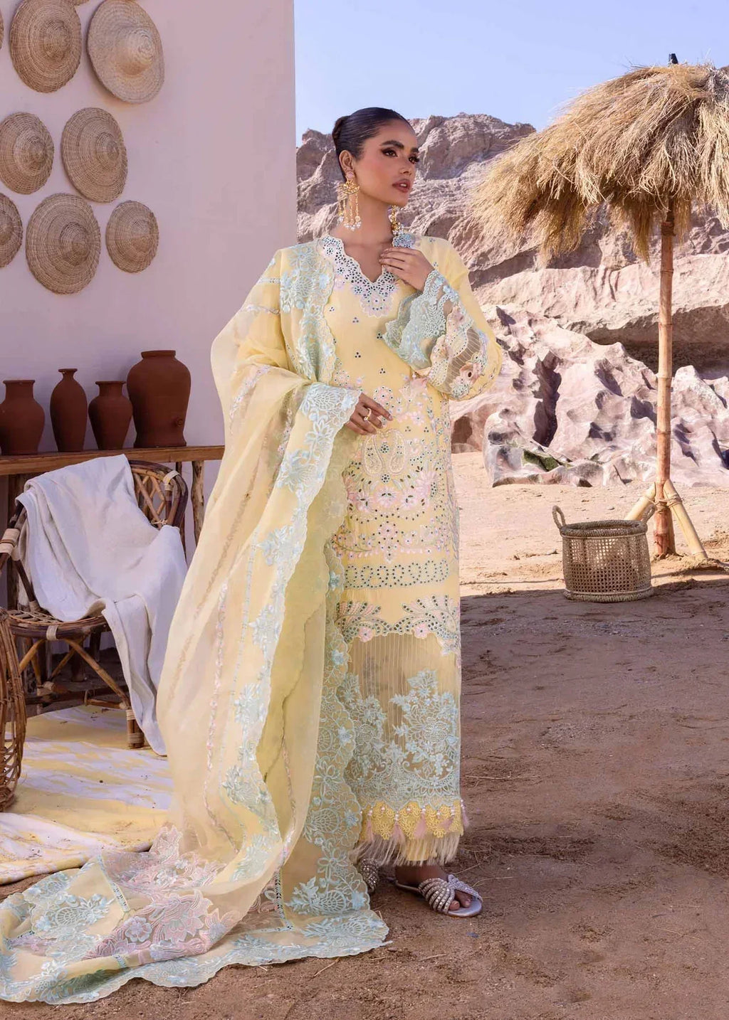 Akbar Aslam | Oasis Lawn 24 | Dahlia - House Of Anaya