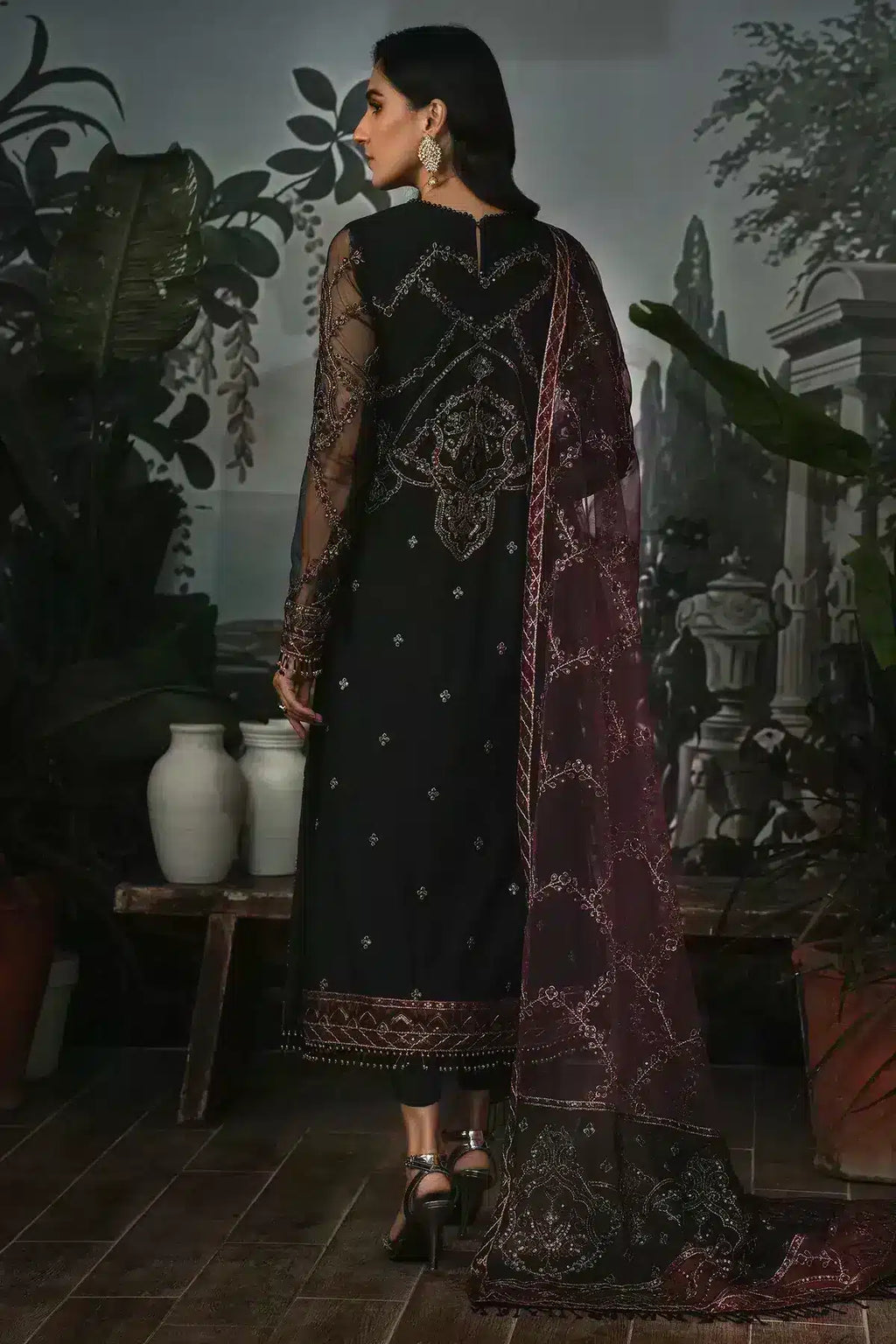 Zarif | LA ROSELLA Formals | ZLR 04 NIGHT GLOW - Mirha Collections