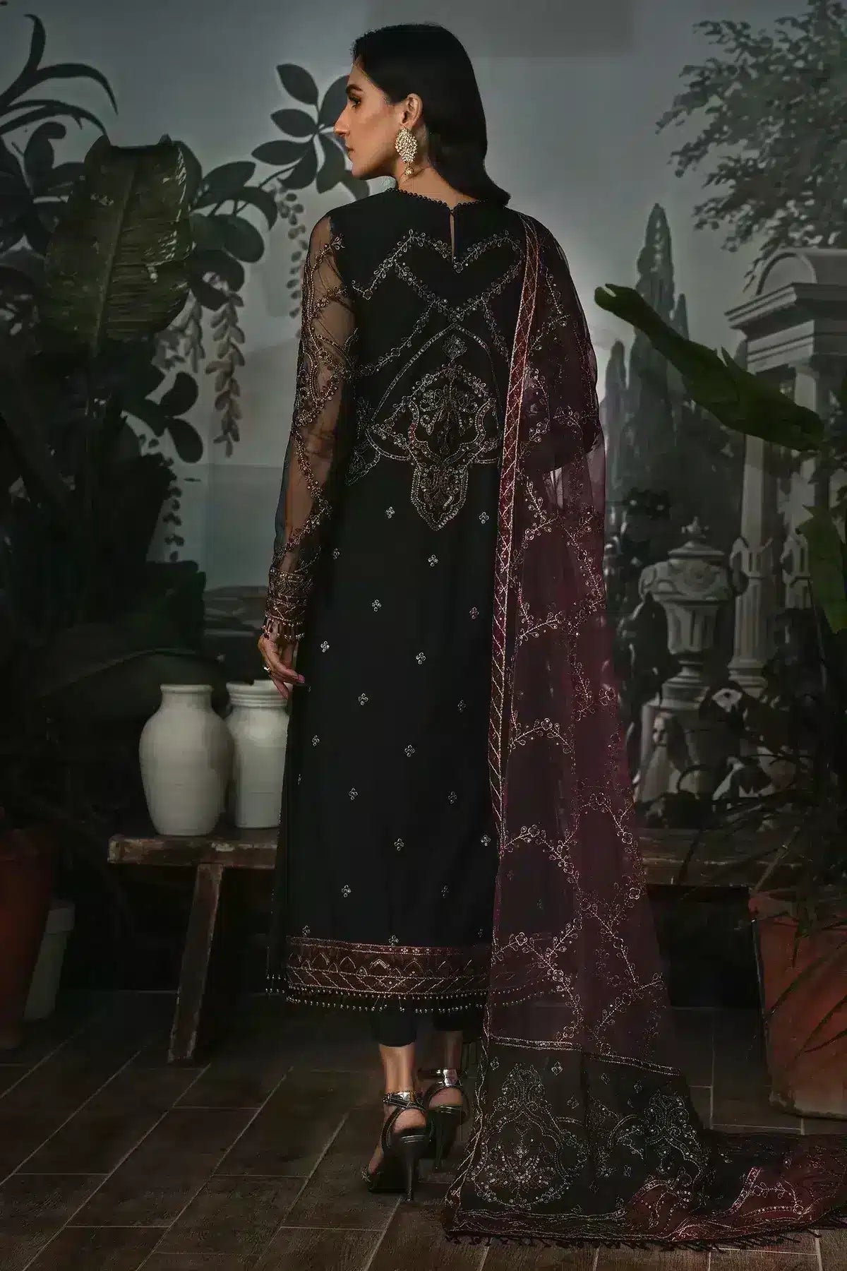 Zarif | LA ROSELLA Formals | ZLR 04 NIGHT GLOW - Mirha Collections