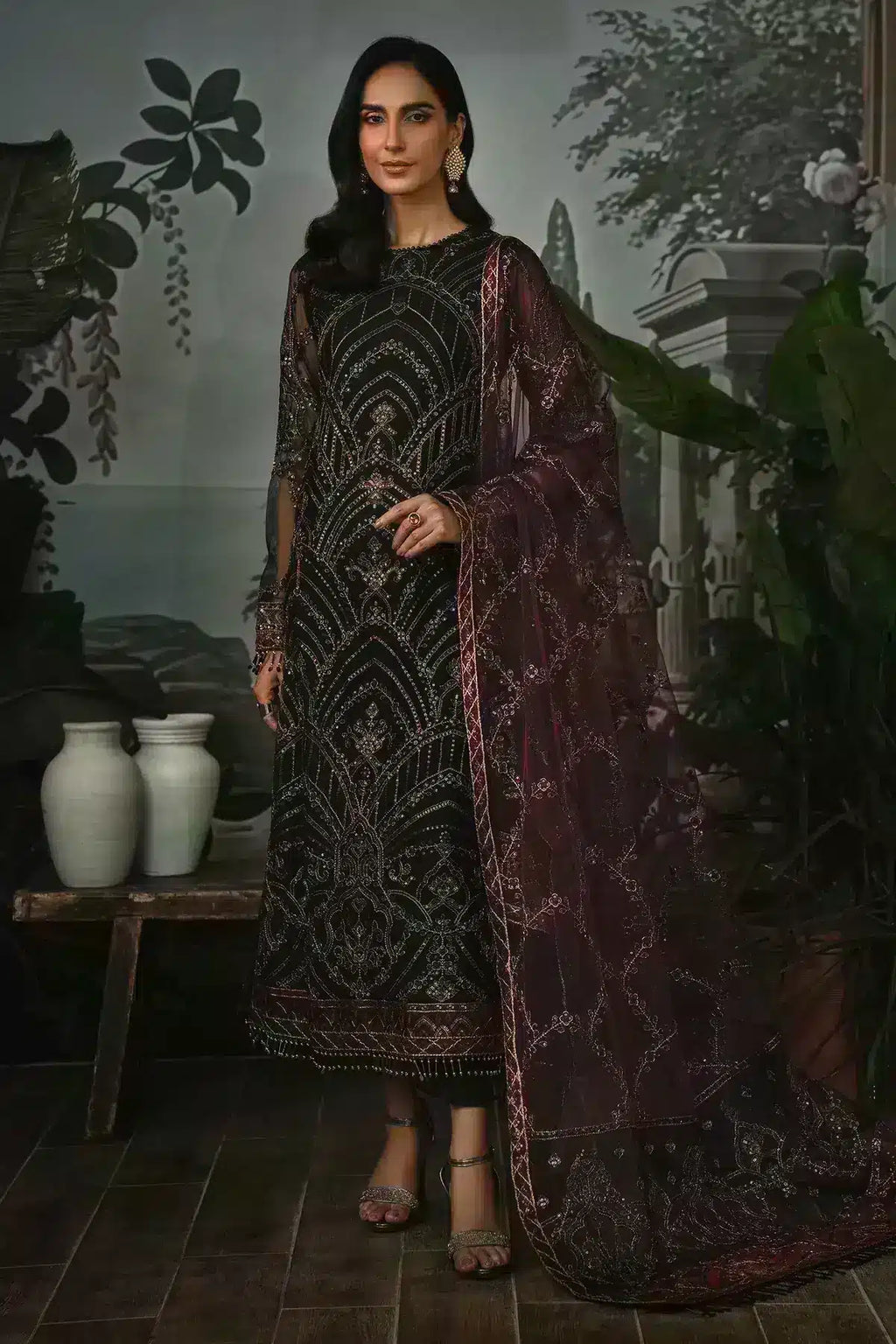 Zarif | LA ROSELLA Formals | ZLR 04 NIGHT GLOW - Mirha Collections